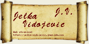 Jelka Vidojević vizit kartica